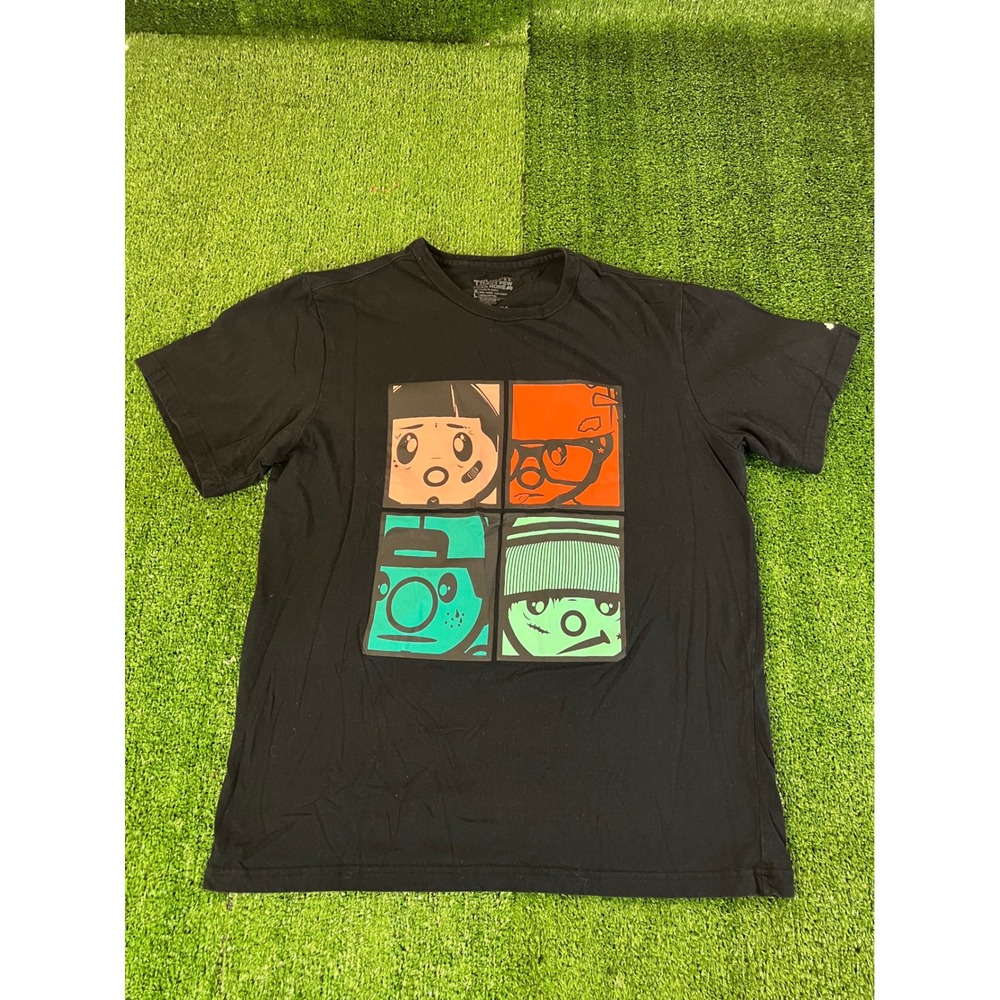Trukfit Mens XL Black Respect Few Fear None Cartoon Graphic Streetwear T-Shirt